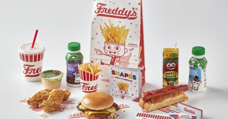 Freddy's Kids Combo Menu USA